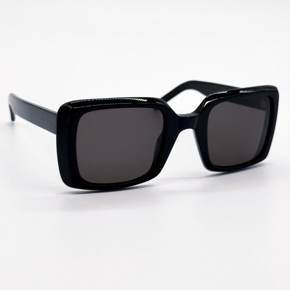 NEW SAINT LAURENT SUNGLASSES, SAINT LAURENT WOMEN BLACK SL497 001 - Picture 5 of 10